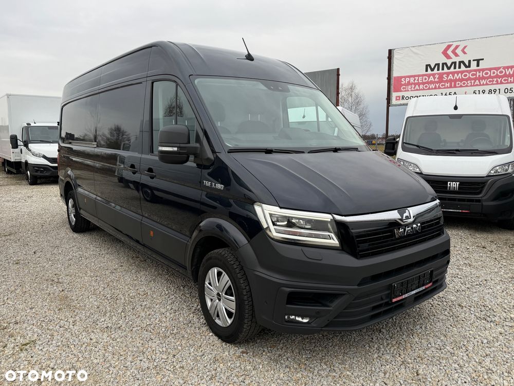 MAN TGE 3.180* L4/Automat/LED/Tempomat ACC/Navi/Klima 2 strefy/Webasto/Grzana Kierownica/Masaż/INDYWIDUAL/Serwis MAN