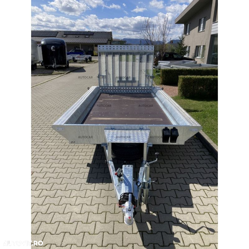 Autocar Remorca cu trei axe franata B3535 cu rampa - 2