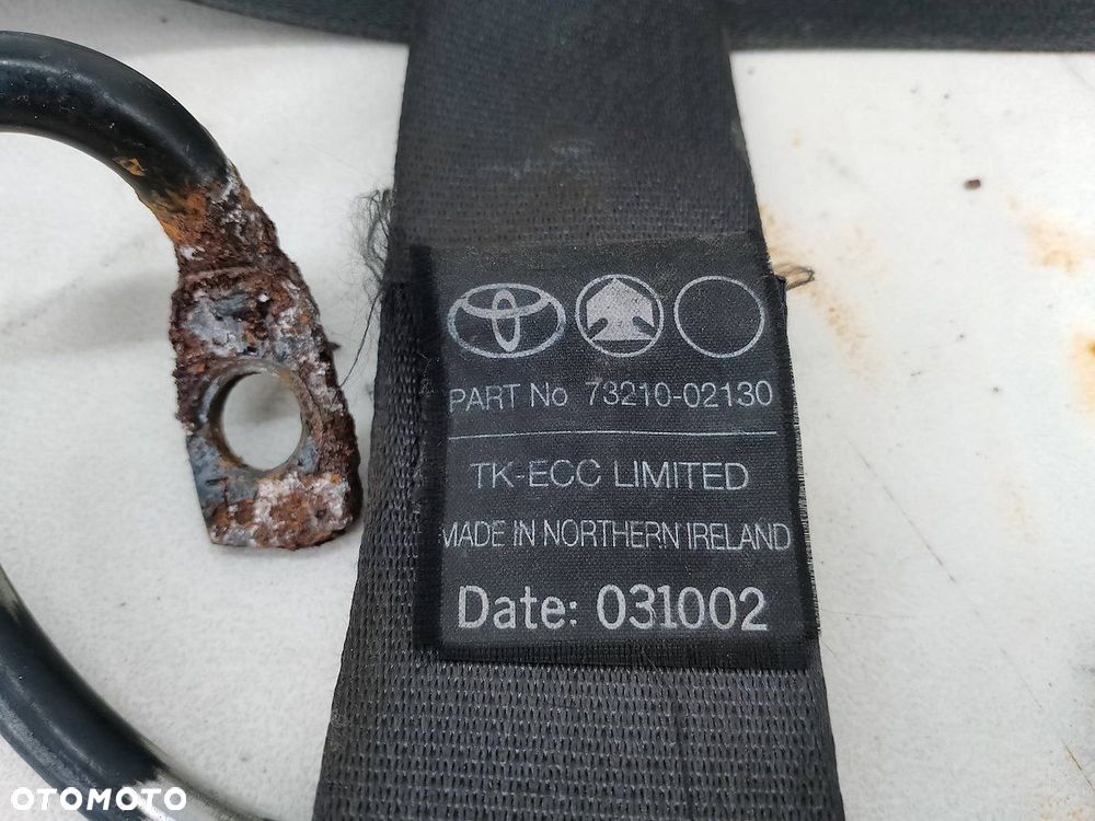 PAS BEZPIECZEŃSTWA LEWY PRZÓD TOYOTA COROLLA IX E12 73210-02130 - 2