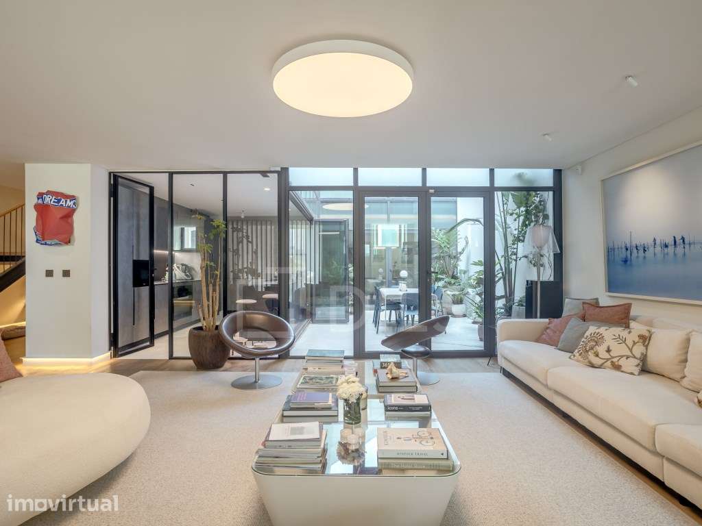 Loft T4 duplex com dois terraços, piscina e garagem em Belém - Grande imagem: 2/55