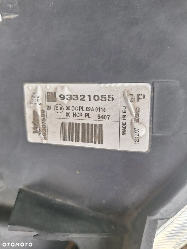 KPL .LAMP PRZEDNICH XENON -LEWA , PRAWA -OPEL MERIVA A EUROPA 2006 rok - 3