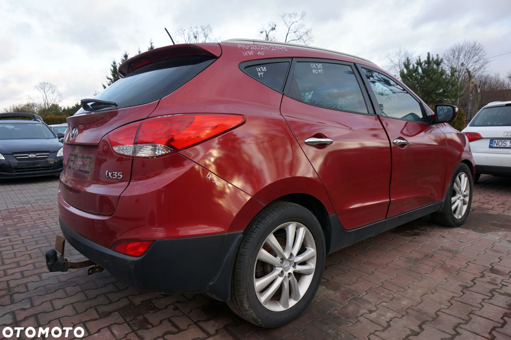 HYUNDAI IX35 I  2010 AA1 A0 2.0 CRDI D4HA 136KM 4X4 4WD CZERWONY (INFRA RED) na części - 5