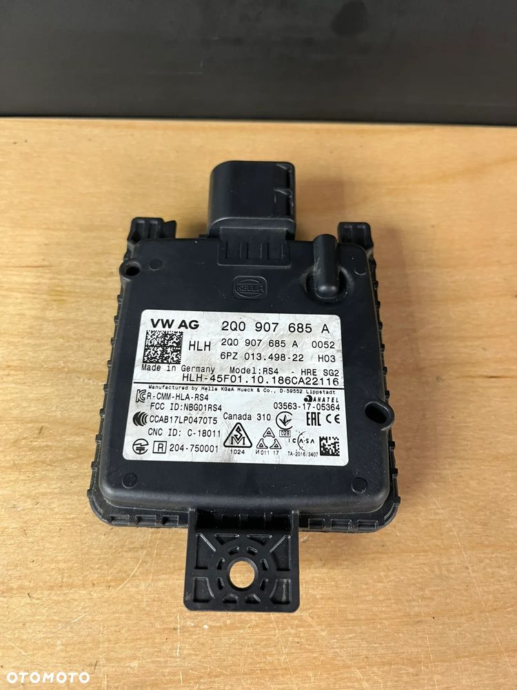 VW Skoda Audi Asystent zmiany pasa ruchu radar sensor Distronic 2Q0907685A - 1