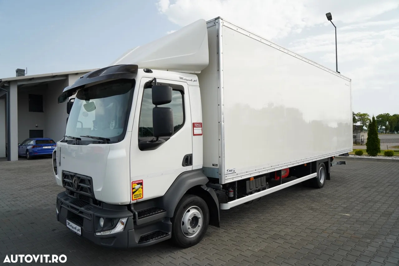 Renault D 210 / 4x2 / CONTAINER / 7.5M / DHOLLANDIA LIFT / EURO 6 - 4