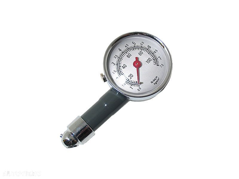 Manometru presiune aer Automax cu ceas 7.5 bari, ceas de 50mm, lungime de 110 mm - 1