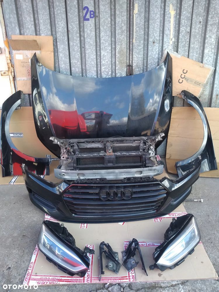 KOMPLETNY PRZÓD MASKA ZDERZAK LAMPY PAS PRZEDNI AUDI A5 SPORTBACK 8W LY9T - 1