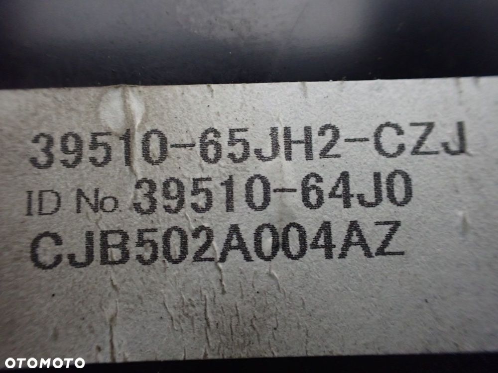 PANEL STEROWANIA NAWIEWU KLIMATYZACJI SUZUKI GRAND VITARA II 1.9 39510-65JH2-CZJ   39510-64J0 - 6