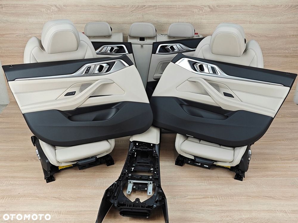 FOTELE KANAPA BOCZKI WNĘTRZE BMW 4 I4 G26 M-PAKIET AMBIENTE 17km EUROPA - 3