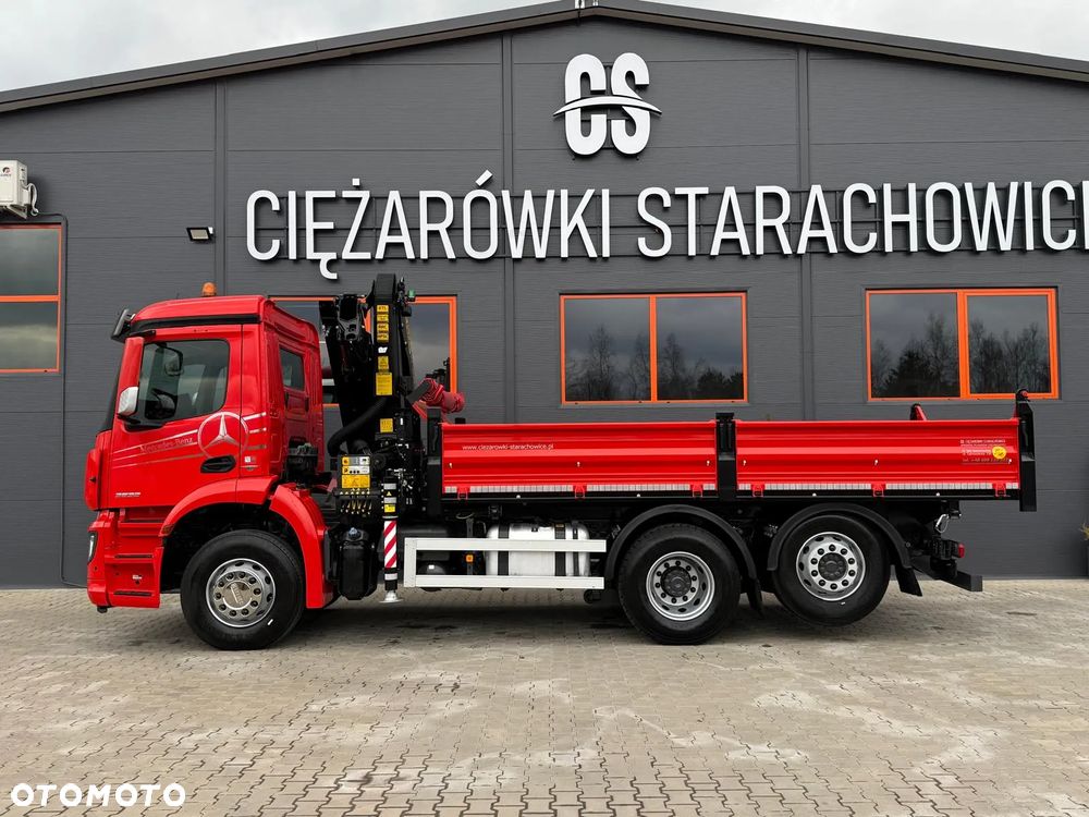 Mercedes-Benz AROCS 2532 // E6 // wywrotka 3-Stronna + PALFINGER PK 14001-EH // 6x2 6x4 HDS żuraw kran crane kiper kipper // Actros Antos - 15