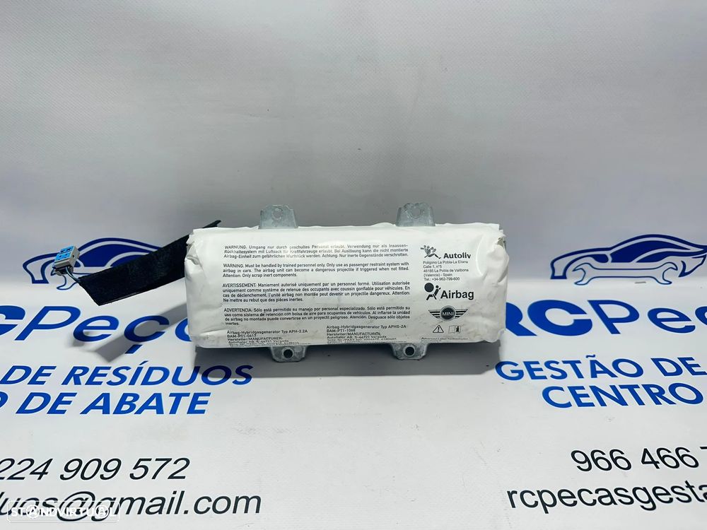 .Airbag Tablier Passageiro Pendura Original SRS BMW Mini Cooper One D S SD JCW R55 R56 R57 R58 R59 R60 2755735 2006 - 2013