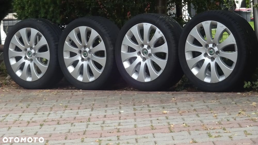 Koła letnie 17'' 5x112 SKODA ET49 225/45R17 Oryginale 6010258 - 3