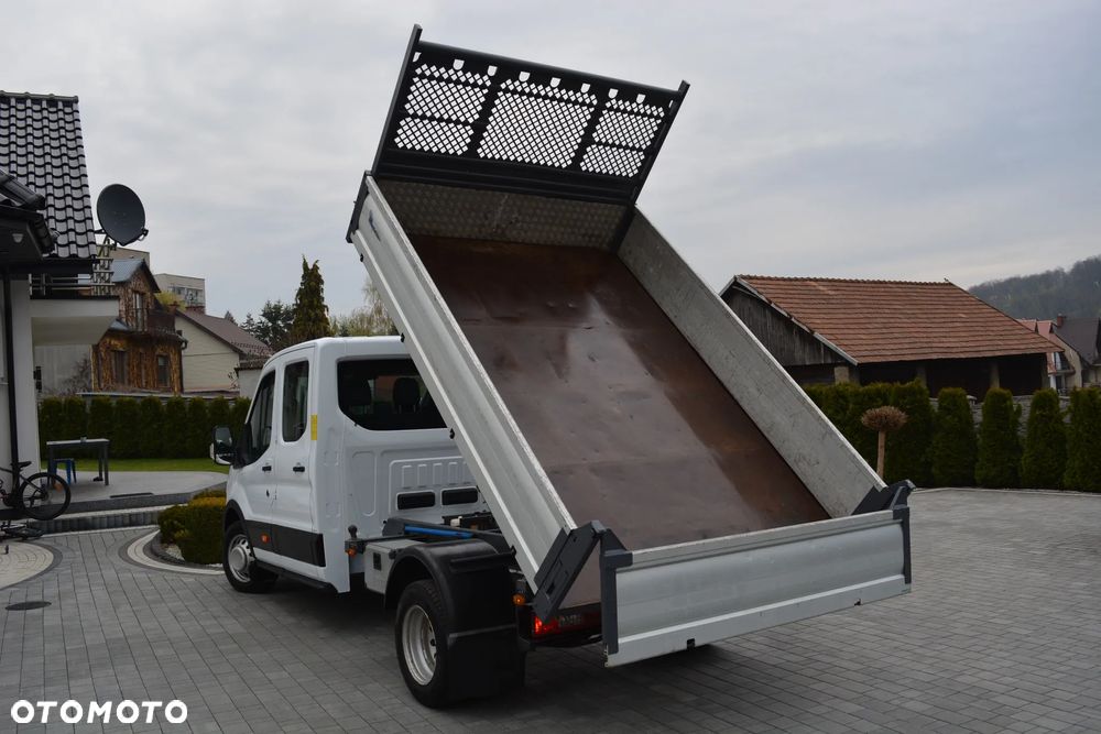 Ford TRANSIT_PIĘKNY 2020/21 Rok-EURO 6+KLIMA_SOLIDNA 3-STRONNA ORYGINALNA WYWROTKA Z WŁOCH_7-OSÓB BRYGADÓWKA DOKA - 11