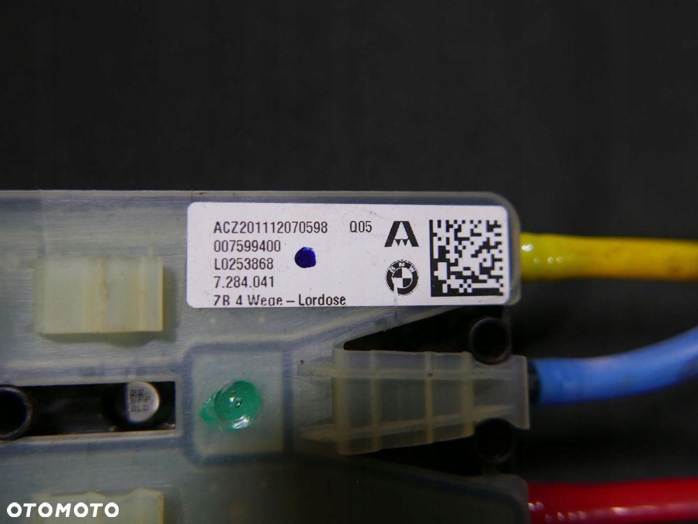 bmw f20 f30 f31 poduszka lędźwi fotela 7284041 - 3