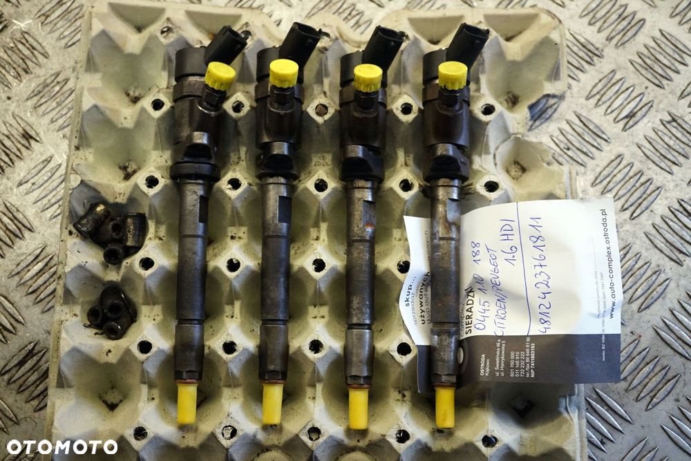 WTRYSKIWACZE WTRYSKI FOCUS II MK2 1.6 TDCI 0445110188 FORD 2004-2008 - 1