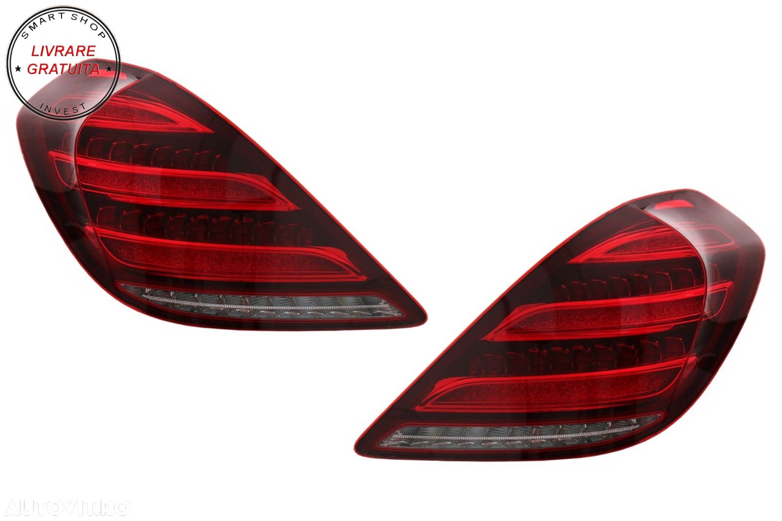 Stopuri Full LED MERCEDES S-Class W222 (2013-2017) Semnalizare Dinamica Facelift D- livrare gratuita - 1