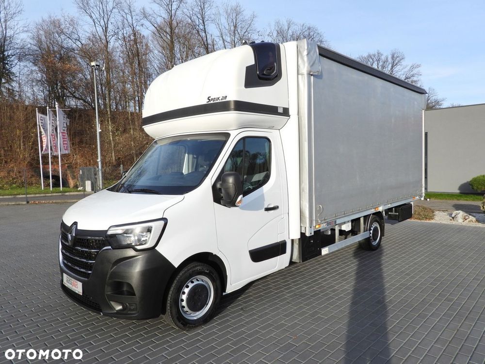 Renault MASTER PLANDEKA 10 PALET WEBASTO TEMPOMAT LEDY PNEUMATYKA KLIMATYZACJA  165KM - 7