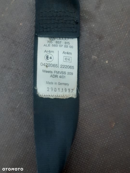 Pas bezpieczeństwa 3 rząd vw t4 - 7