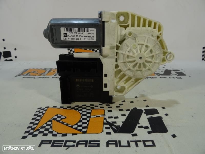 Motor Do Elevador De Vidro Frente Direito Seat Leon (1P1)  1K0959792g - 1