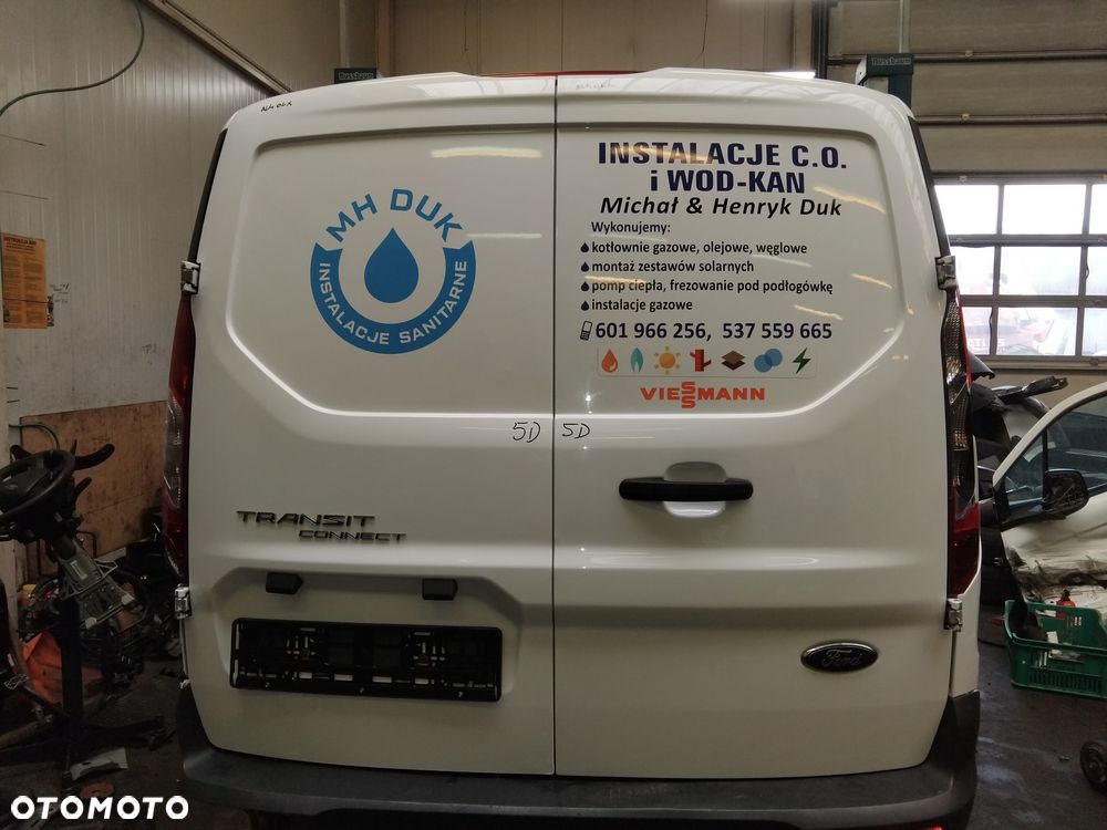 Ford Transit Connect 2013- drzwi tył prawe Białe kod 5D - 4