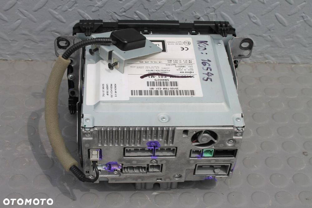 RADIO NAWIGACJA GPS Z KODEM HONDA HR-V II 15-21 - 2