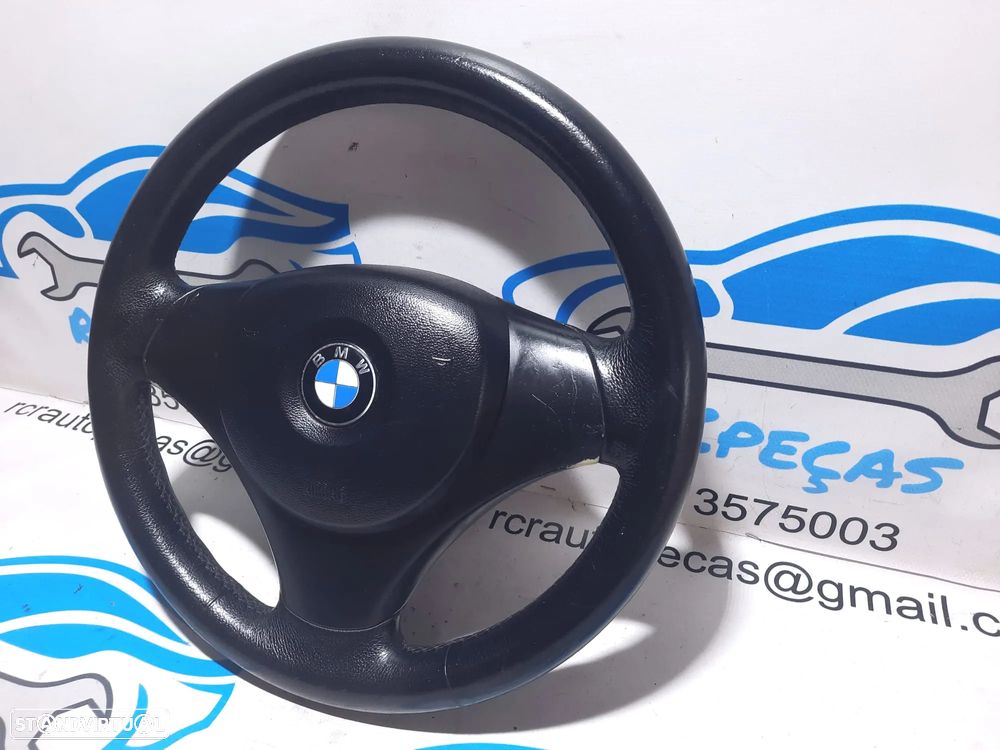 VOLANTE GUIADOR COMPLETO BMW SERIE 1 E81 32306763076 6763076 SERIE 1 E87 E82 COUPE E88 CABRIO PELE AIRBAG - 4