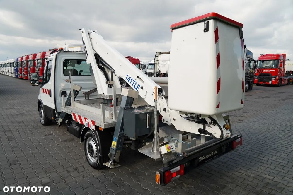 Iveco 35-140 / ZWYŻKA / PODNOŚNIK KOSZOWY FRANCE ELEVATEUR 141 TLE / 4 PODPORY / MANUAL / 2020  R - 10