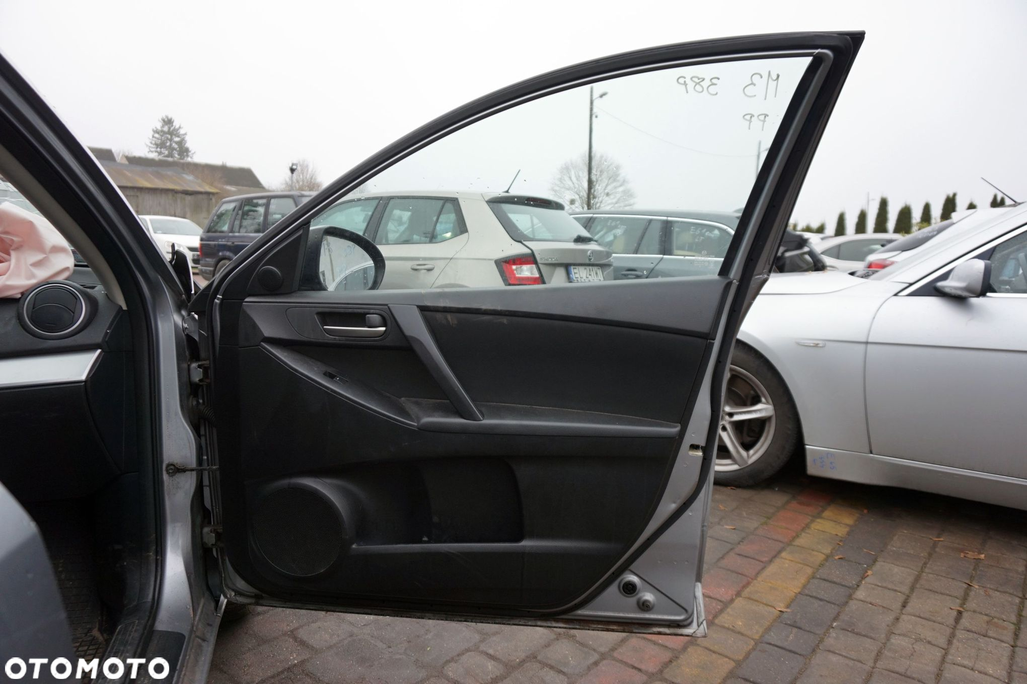 DRZWI PRZEDNIE PRAWE 3 II BL 5D HB 38P  SREBRNY MAZDA 2009-2013 - 7