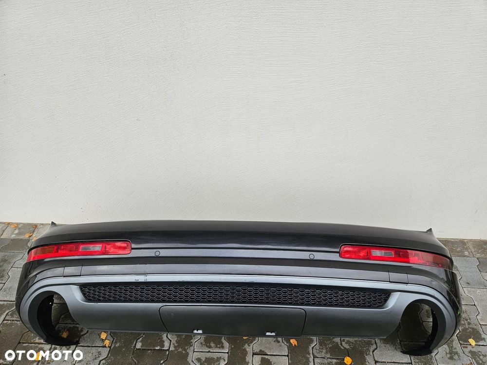 AUDI Q7 4L LIFT 09-15R ZDERZAK TYL TYLNI S-LINE KOMPLETNY LZ7L 4L0807521 AK - 2