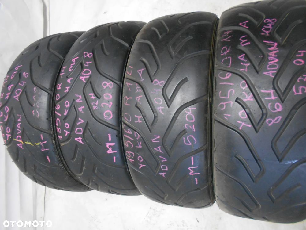 OPONY 185/60R14 195/60R14 YOKOHAMA ADVAN A048 M SEMI-SLICK DOT 0208 / 5204 5.5MM - 1