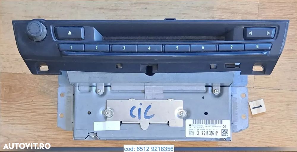 Modul unitate sistem de navigatie CIC GPS DAB ECE Original BMW E70+LCI E71 E72 - 1