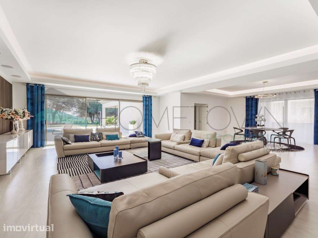 Moradia exepcional com piscina e vista para o golfe, num complexo p... - Grande imagem: 2/60
