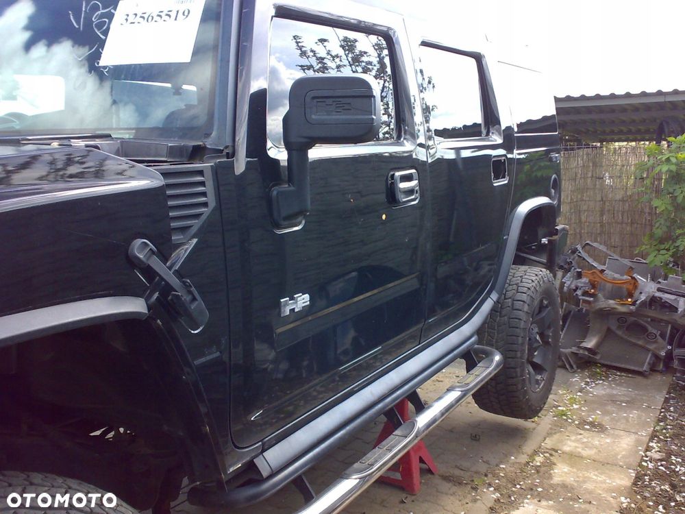 hummer h2 2006r. drzwi tylne prawe lewe bok próg szyba zamek listwa - 2