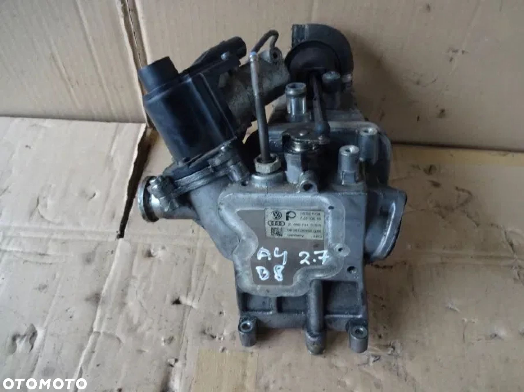 AUDI A4 B8 2.7 3.0 TDI ZAWÓR EGR CHŁODNICZKA SPALIN - 1