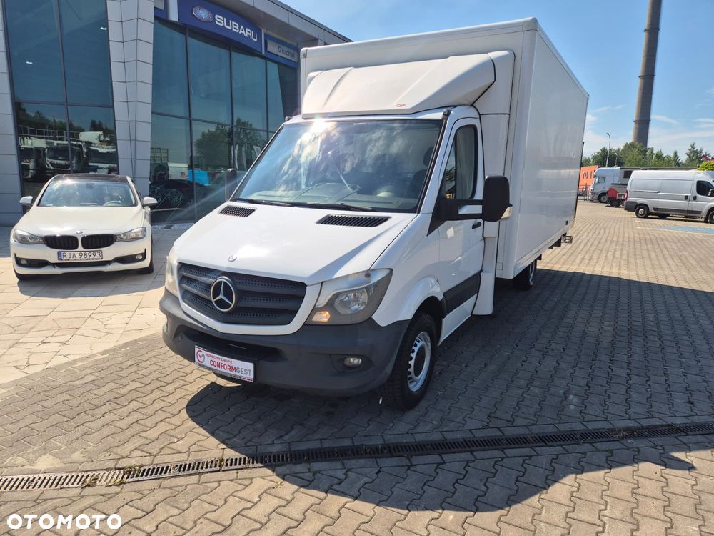 Mercedes-Benz Sprinter 316 CDi / KONTENER / NAJWIĘKSZY / PNEUMATYKA TYŁ / WINDA 750KG NA PILOT / BEZWYPADKOWY / SERWISOWANY / KLIMATYZACJA / KAMERA COFANIA / EURO 5 - 4