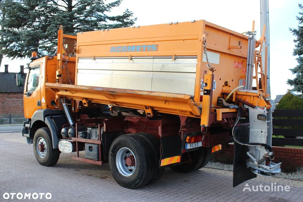 Renault KERAX 260 4x4 Bordmatic + solarka piaskarka 6m3 acometis - 5