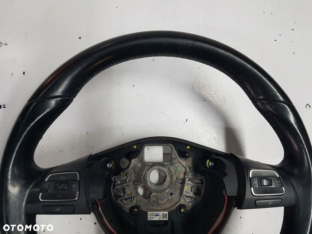 VW PASSAT B7 10-14r PASSAT CC GOLF VI KIEROWNICA SKÓRZANA 3C8419091BE - 6