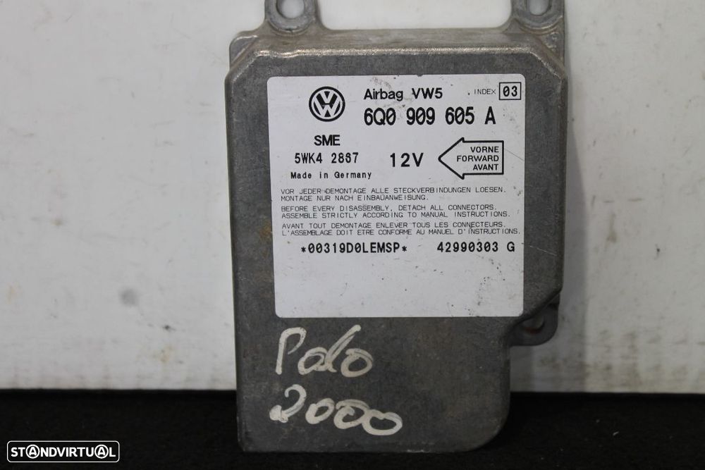 Centralina de Airbag Volkswagen Polo de 2000 - 2