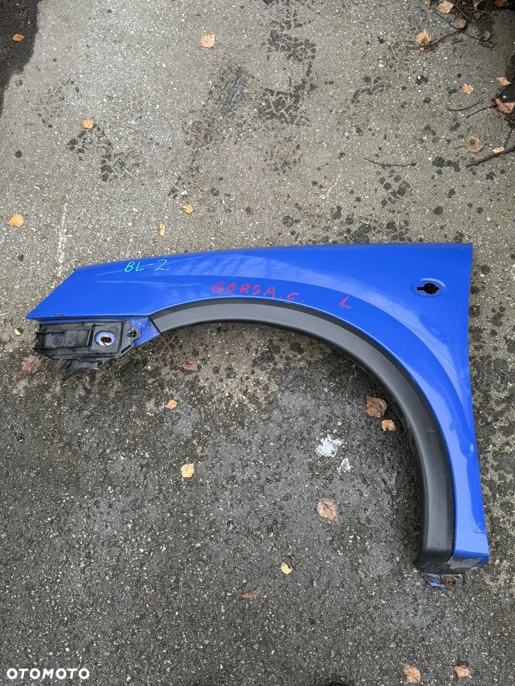 Błotnik przedni lewy OPEL CORSA C 2000-2006 niebieski - 1