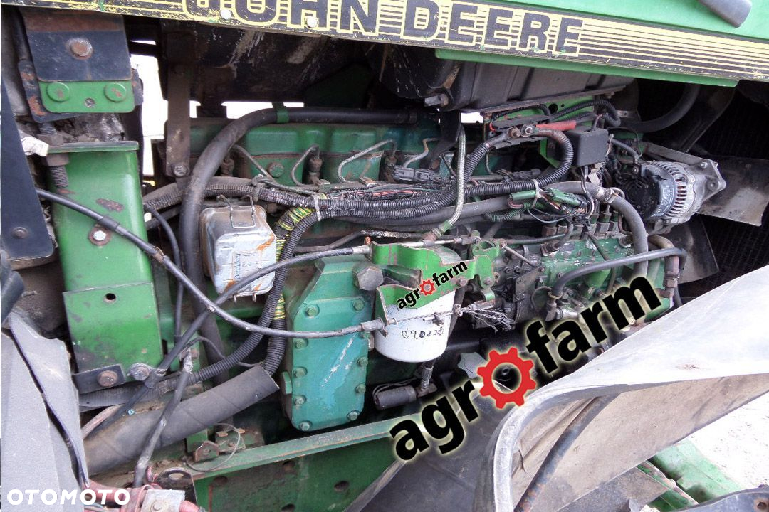 John Deere części 7800 7700 7600 skrzynia silnik most oś napęd  kabina powershift zwolnica obudowa - 5