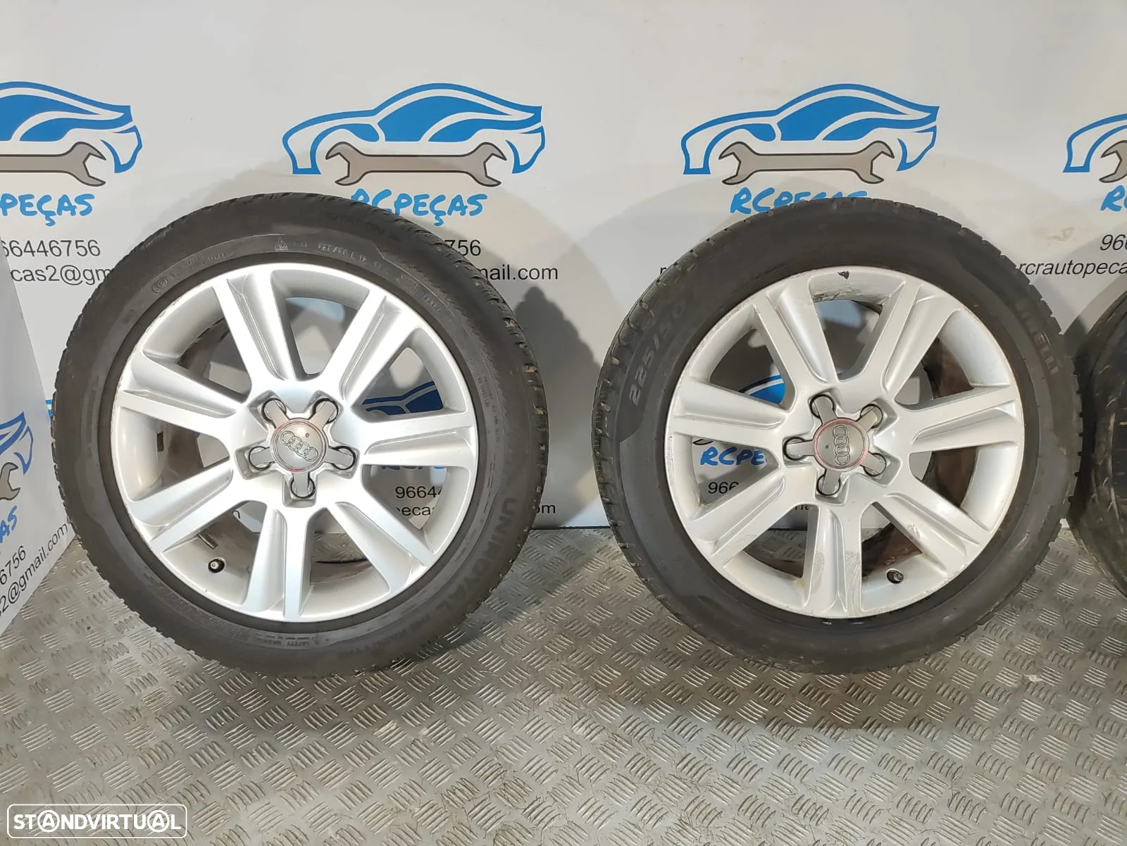 JANTES AUDI A4 B8 AVANT 17 POLEGADAS 7,5J ET45 5x112 ORIGINAIS - 5