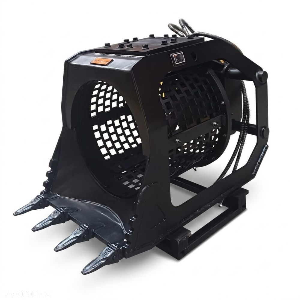 Nowa Łyżka Przesiewająca Bębnowa Sito 40x40 mm 5- 8 Ton BK-Hammer - 2