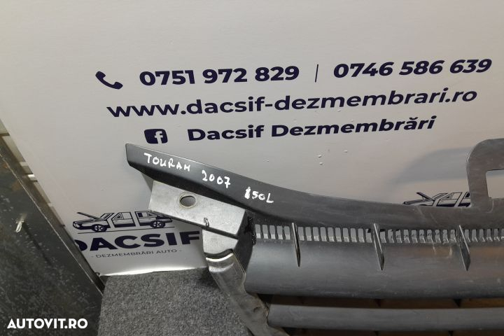 Grila radiator 1T0853651 Volkswagen VW Touran 1 [facelift] [2006 - 20 - 2