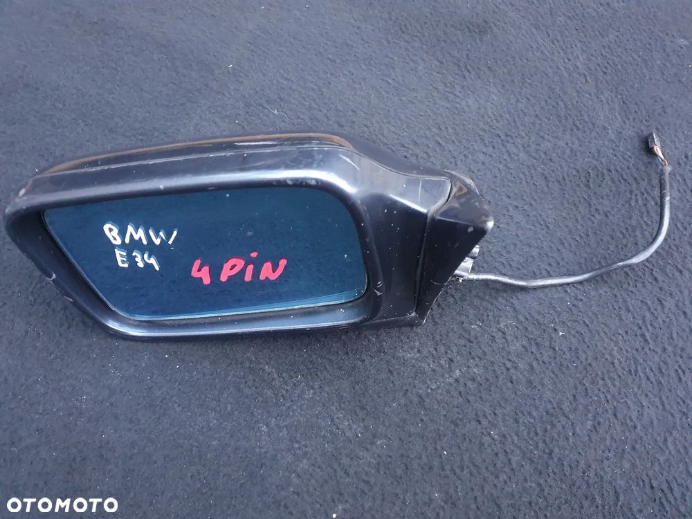 BMW 5 E34 LUSTERKO ZEWNĘTRZNE LEWE ELEKTRYCZNE 4PIN E6006193 - 1