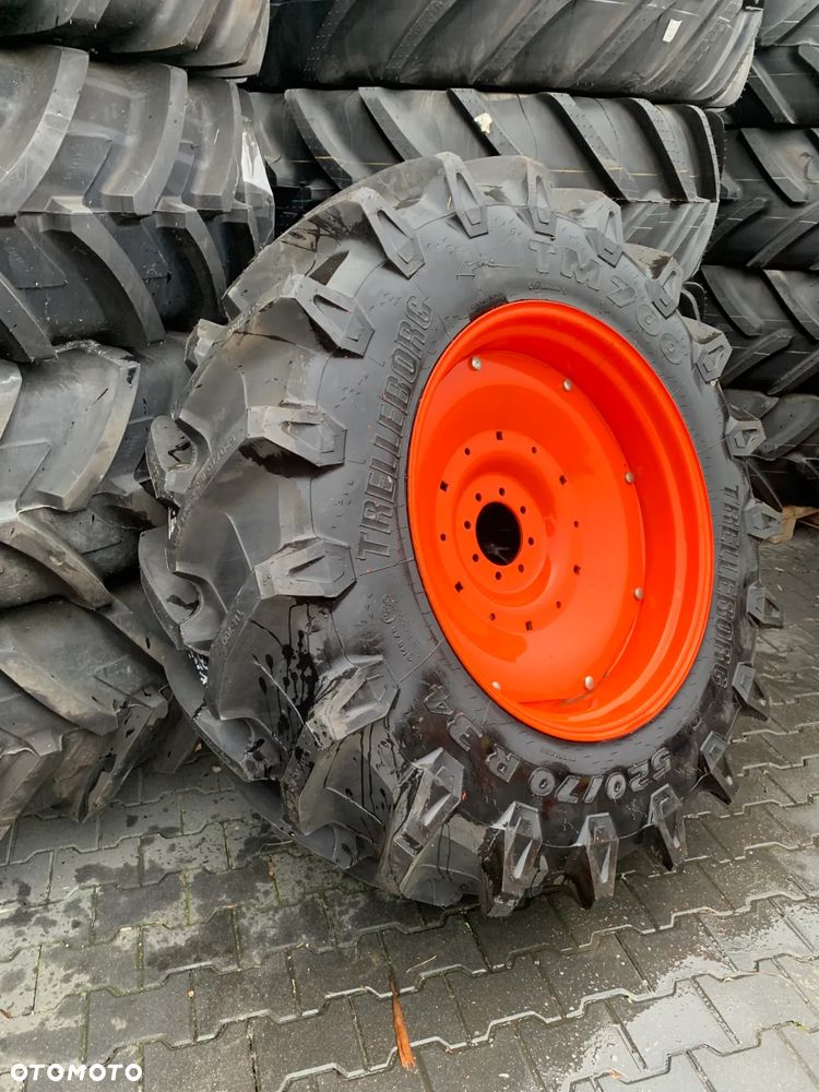 FV 23% Nowa Opona 520-70-34 TRELLEBORG TM700 Opona + Felga Kubota Koła - 7