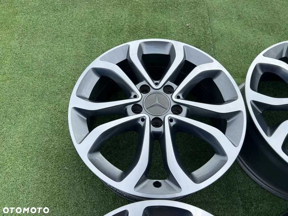 KOMPLET FELG FELGI ALU MERCEDES A205 447 VITO V C KLASA 17 ORYGINALNE - 6