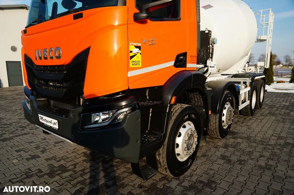 Iveco X-WAY 420 / 8X4 / 9 MIXER CUBIC / SCHWING STETTER / AUTOMAT / EURO 6 - 10