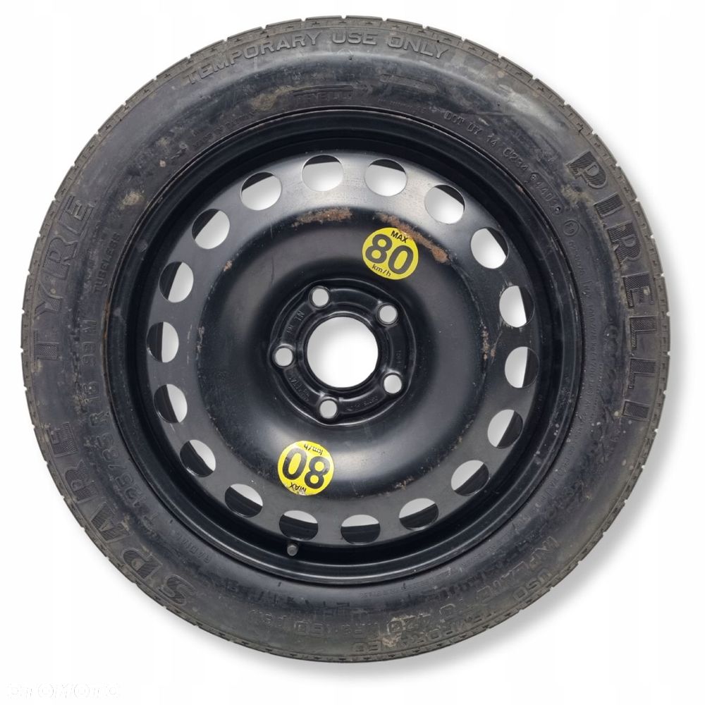 KOŁO DOJAZDOWE dojazdówka 125/85 R16 2160115 5x110 Opel Vectra C Astra H - 1