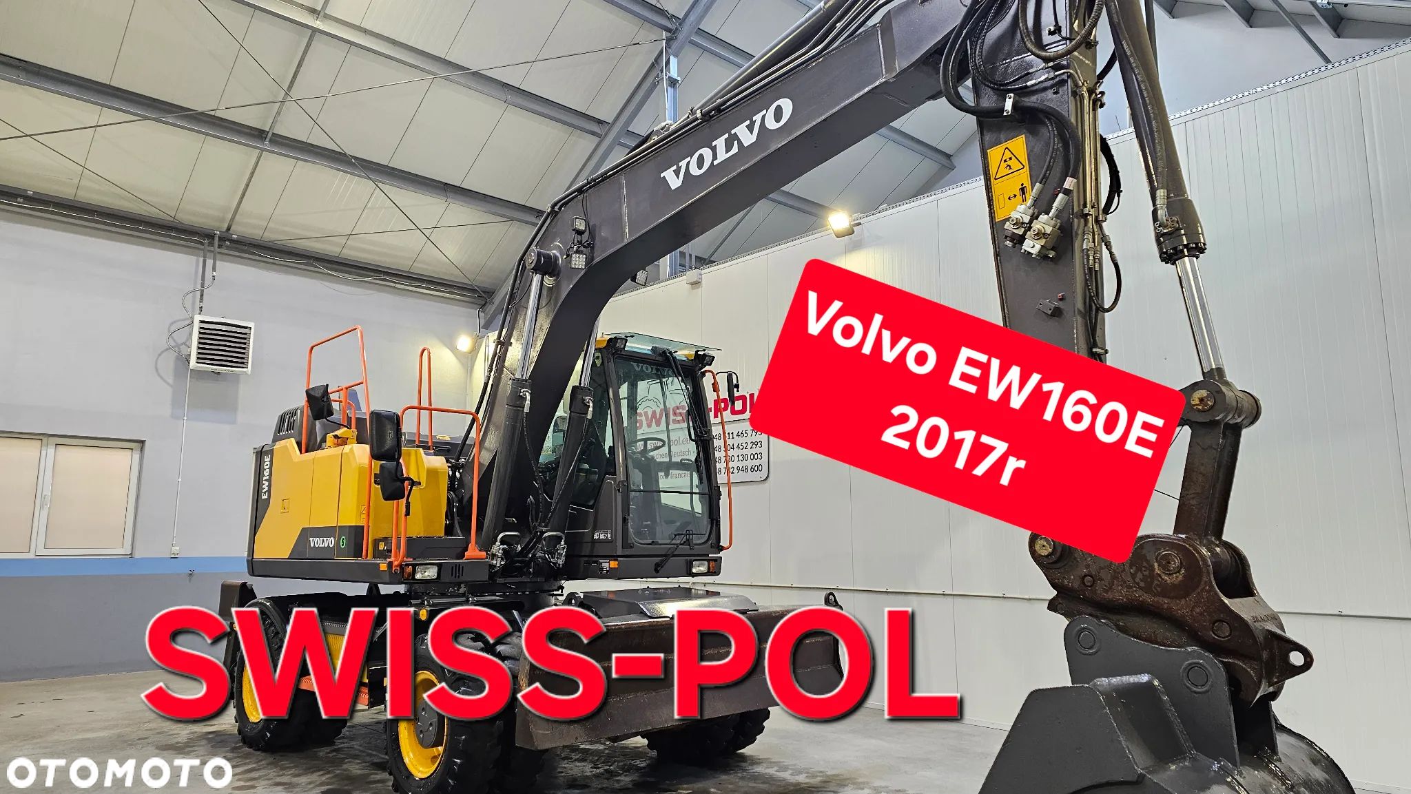 Volvo EW 160E Koparka Kołowa Serwisowana EW140D  catepillar Jcb - 1