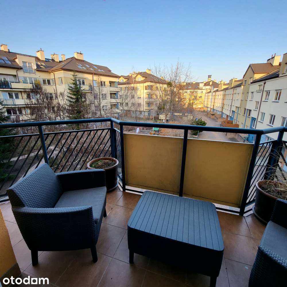 2 pokoje 51 m² | Metro Kabaty | garderoba | balkon | parking