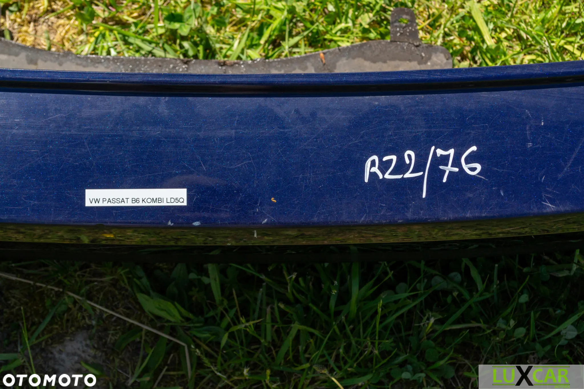 VW PASSAT B6 KOMBI ZDERZAK TYŁ TYLNY PDC KOLOR LD5Q GORLICE RZ2/76 - 3